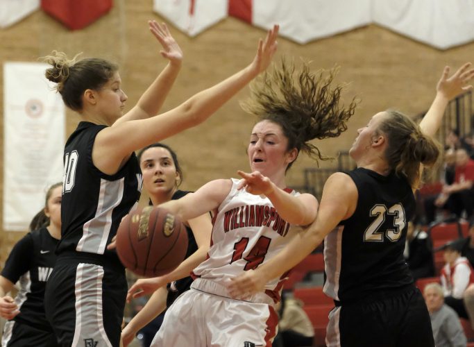 No. 4 Williamsport girls basketball defeats No. 5 Delaware Valley